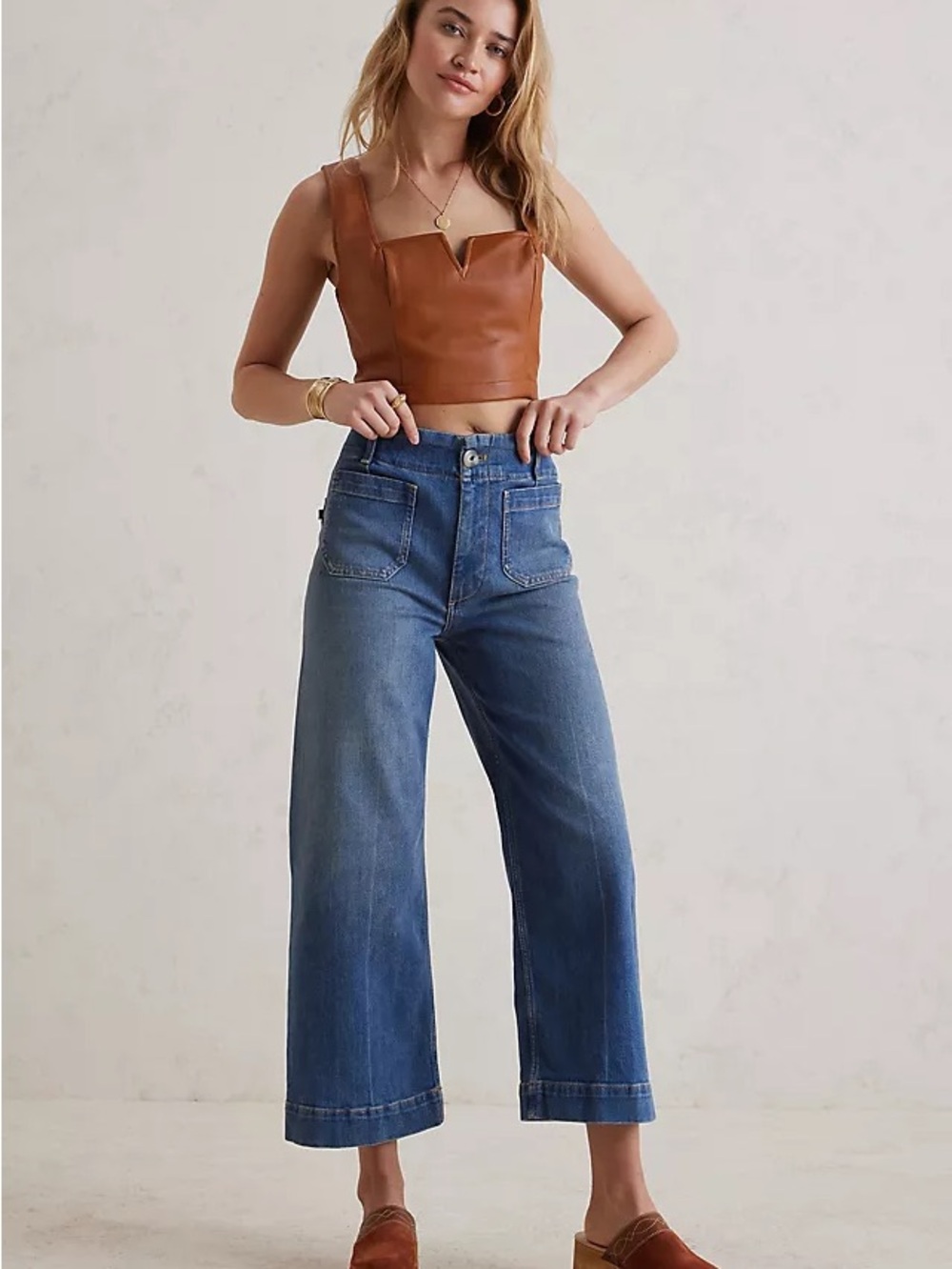 High-Rise Wide-Leg Women's Jeans